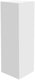 White Acrylic Display Cube Pedestal 12x12x42 Inch