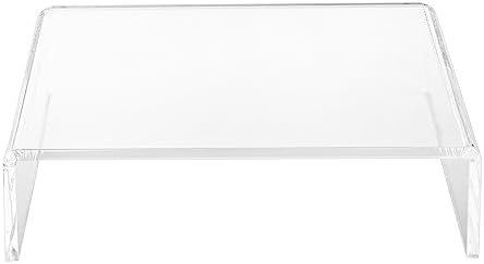 CiaoHER Clear Acrylic Riser Pedestal 12x12x3 2pack