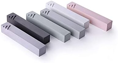 Modern Mezuzah Case Handmade - Cement Minimalist Design with Subtle Shin Gray
