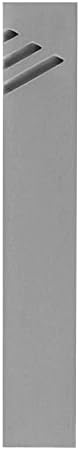 Modern Mezuzah Case Handmade - Cement Minimalist Design with Subtle Shin Gray