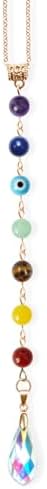 Crystal Suncatcher Hanging Ornament for Car Rear View Mirror