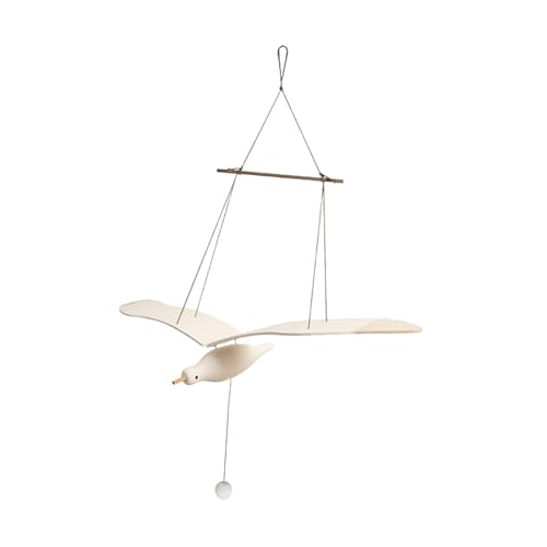 Seagull Mobile Wooden Soaring Decor for Home Balcony