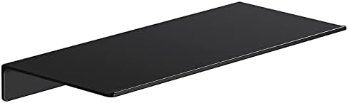 Danpoo Metal Wall Shelf Black Floating Shelf 12 Inch