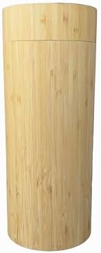 All-Natural Large Bamboo Urn for Human or Pet Ashes