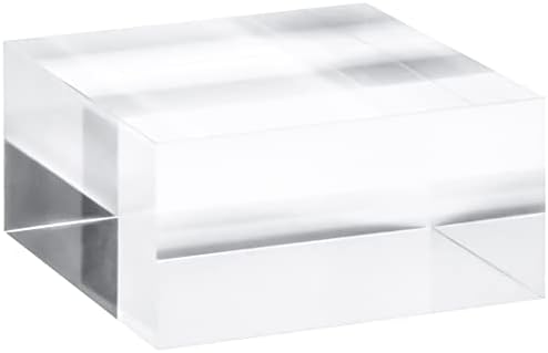 Red Co Clear Acrylic Cube Jewelry Display Stand