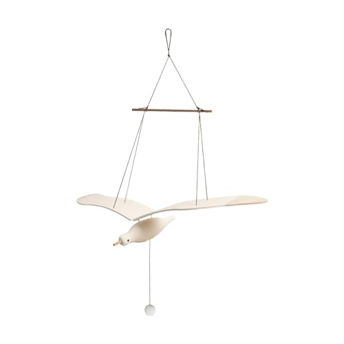 Seagull Mobile Wooden Soaring Decor for Home Balcony