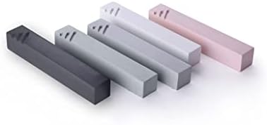 Modern Mezuzah Case Handmade - Cement Minimalist Design with Subtle Shin Gray