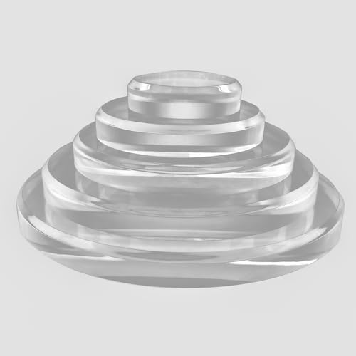 CiaoHER Clear Acrylic Disc Display Riser 10 Inch