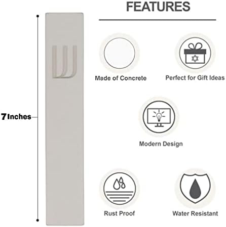 AS Mezuzah Modern Concrete Case with Scroll