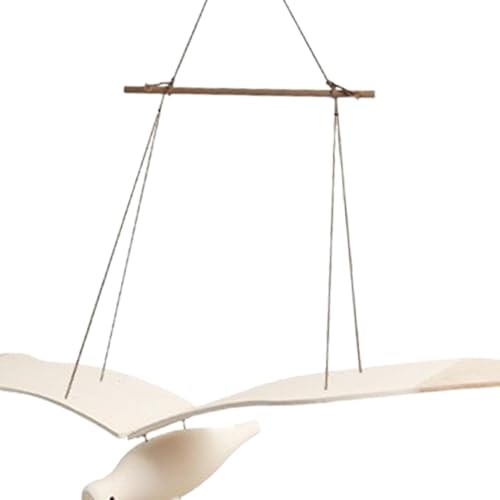 Seagull Mobile Wooden Soaring Decor for Home Balcony