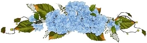 32 Inch Silk Hydrangea Swag for Home Decor