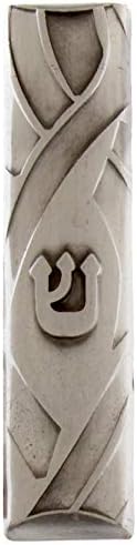 Meir Cohen Pewter Mezuzah Case with Shin