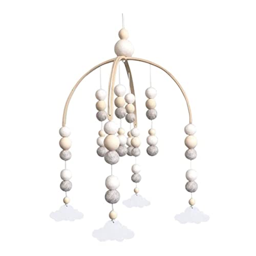 Wooden Bead Wind Chime Baby Crib Mobile Hanging Decor