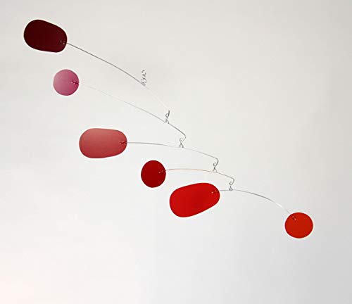 Phoenix Red Mobile Midcentury Modern Metal Mobile