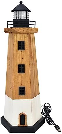 Morning View Lighthouse Decor 1625 Wood Figurine