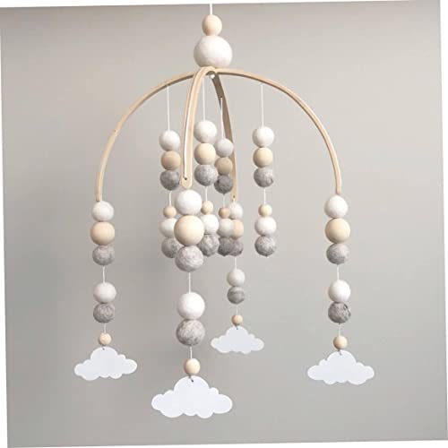 Wooden Bead Wind Chime Baby Crib Mobile Hanging Decor