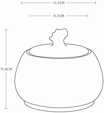 Mini Ceramic Cremation Urns for Human Ashes Beige