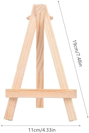 20 Pcs Small Wood Easels for Art and Display