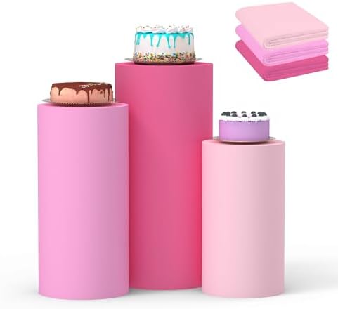 Friiko Cylinder Covers Set of 3 for Display Stands