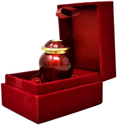 Handcrafted Brass Cremation Urn - Keepsake - Decorative