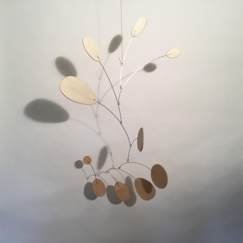 Modern Wood Art Hanging Mobile 21x27 In