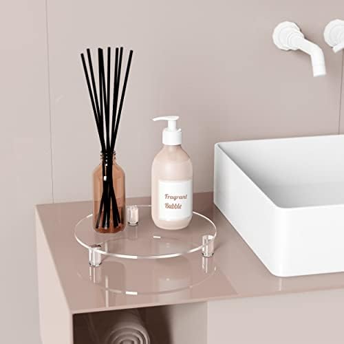 Modern Clear Acrylic Display Riser 10 Inch 2 Pack