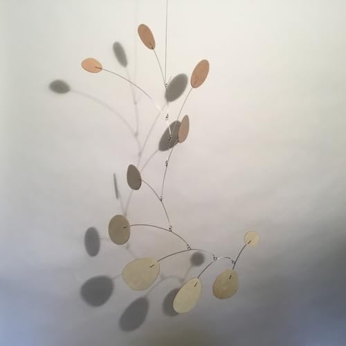 Modern Wood Art Hanging Mobile 21x27 In