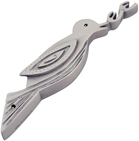 Modern Artisans Pewter Mezuzah with Singing Bird Design