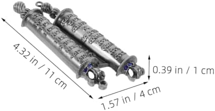 Cabilock 1Set Metal Mezuzah Door Blessing Decor