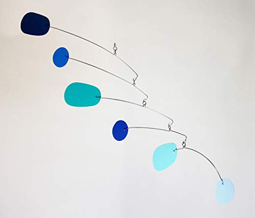 Am I Blue Mobile Hanging Art Sculpture Metal