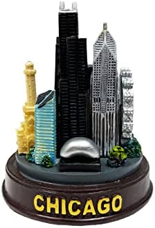 Chicago Skyline Paperweight Sculpture
