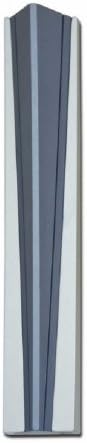 Nadav Art Triangle Mezuzah Case with 3D Shin