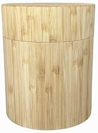 All-Natural Bamboo Urn for Human or Pet Cremated Remains