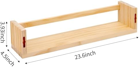 Fixwal Floating Bookshelves Set of 3 for Nursery