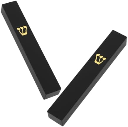 Amosfun 2pcs Resin Mezuzah Case with Scroll Door Decor