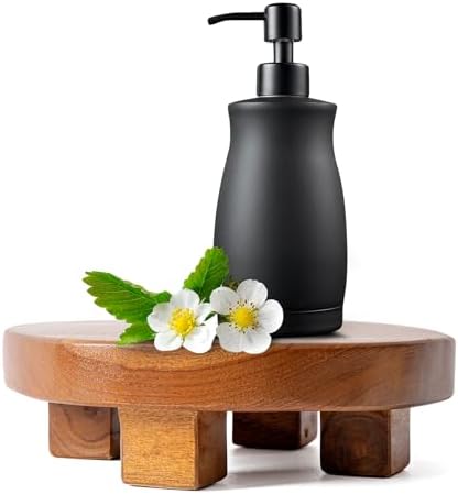 Teak Wood Display Riser for Bathroom Decor