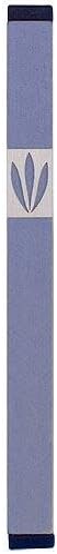 Agayof XL Mezuzah with Leaf Cutout - Gray