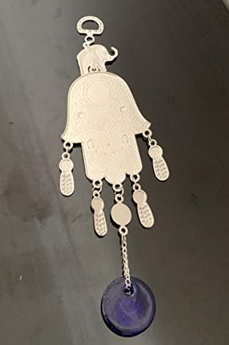 Betterdecor Blue Evil Eye Hamsa Hand Hanging Amulet