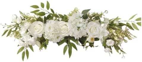 Elegant Silk Rose Flower Swag for Wedding Arch