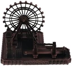 Retro London Eye Big Ben Tower Bridge Statue