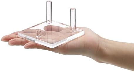 Hipiwe 8 Pack Clear Acrylic Easel Display Stand