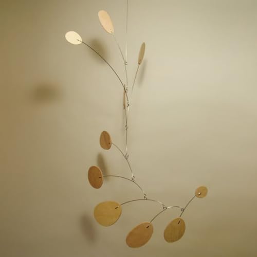 Modern Wood Art Hanging Mobile 21x27 In