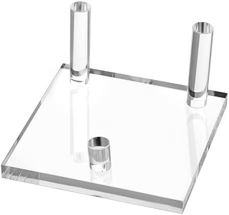 Hipiwe 8 Pack Clear Acrylic Easel Display Stand