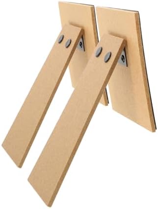 Anneome 2pcs Wood Picture Frame Easel Backs