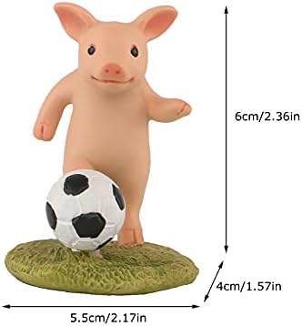 Pig Statue Mini Figurine Resin Home Decor