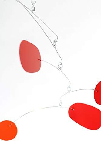 Phoenix Red Mobile Midcentury Modern Metal Mobile