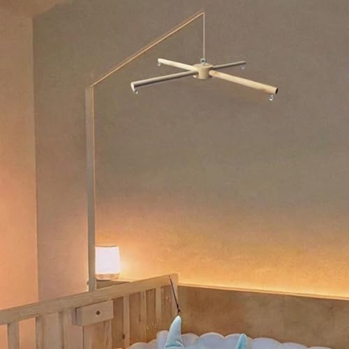 Wooden Mobile Frame Kit for Newborn Crib Hanger DIY