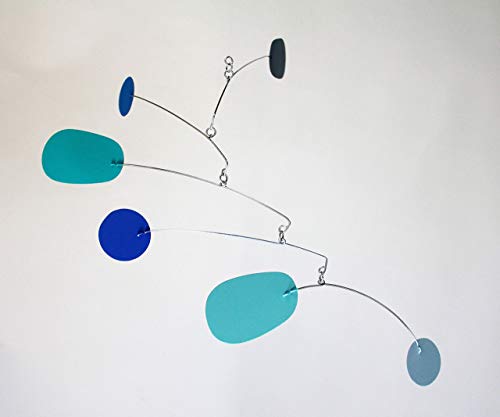 Am I Blue Mobile Hanging Art Sculpture Metal