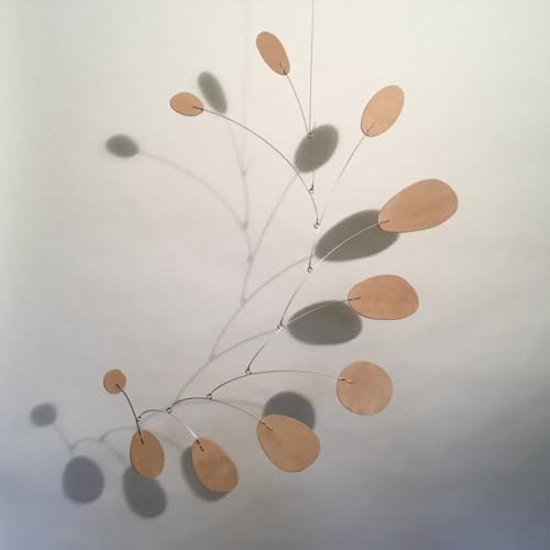 Modern Wood Art Hanging Mobile 21x27 In