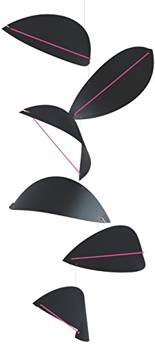 Flensted Mobiles 150s Kites Black Mobile 80x38cm